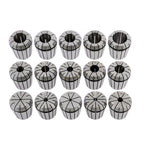 15-Piece Collet Set R8 ER40 for CNC Milling Lathe
