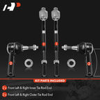 Set of 4 Tie Rod Kit for Chevy Camaro (2010–2015)