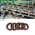 Set of 5 Oil Seals FKM Rubber 30x45x12mm for High Pressure