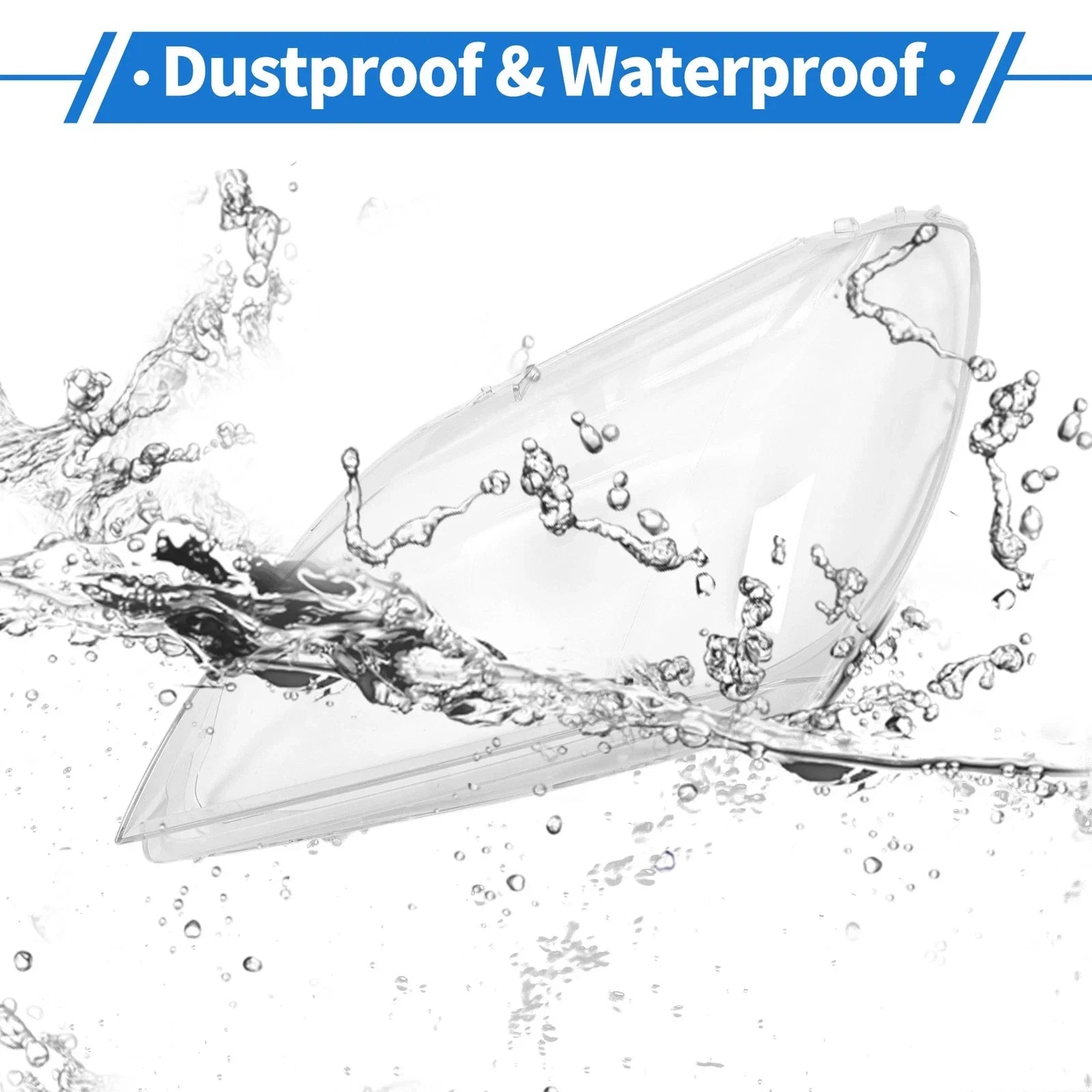 1x Front Left Headlight Lens Cover PC Clear for BMW 6 Series M6 F06 (2010-2015)
