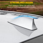 Shark Fin Antenna Cover for Hyundai Sonata (2015–2020) Titanium Silver