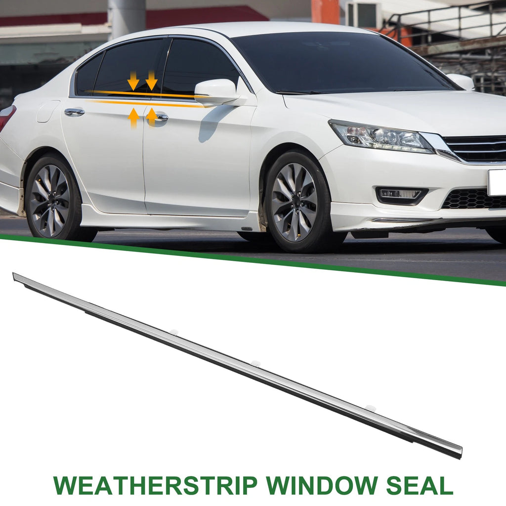 1pc Front Right Weatherstrip Window Seal No. 72410TA0A01 for Honda Accord (2008–2012)