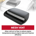 Hood Scoop Vent for Subaru WRX STI (2015–2021) Black Air Flow