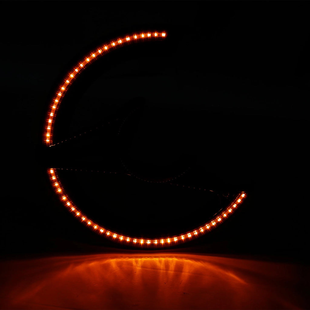 Brake Rotor Covers LED Amber Light Smoke Lens for Honda Goldwing GL1800 (2018–2025)