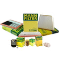 2X Mann Oil Air Paper Cabin Compressor Fuel Filter Kit for W211 (2002–2009)