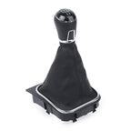 5 Speed Gear Shift Knob & Boot Gaiter Cover for VW Golf MK5 MK6 (2003-2014)
