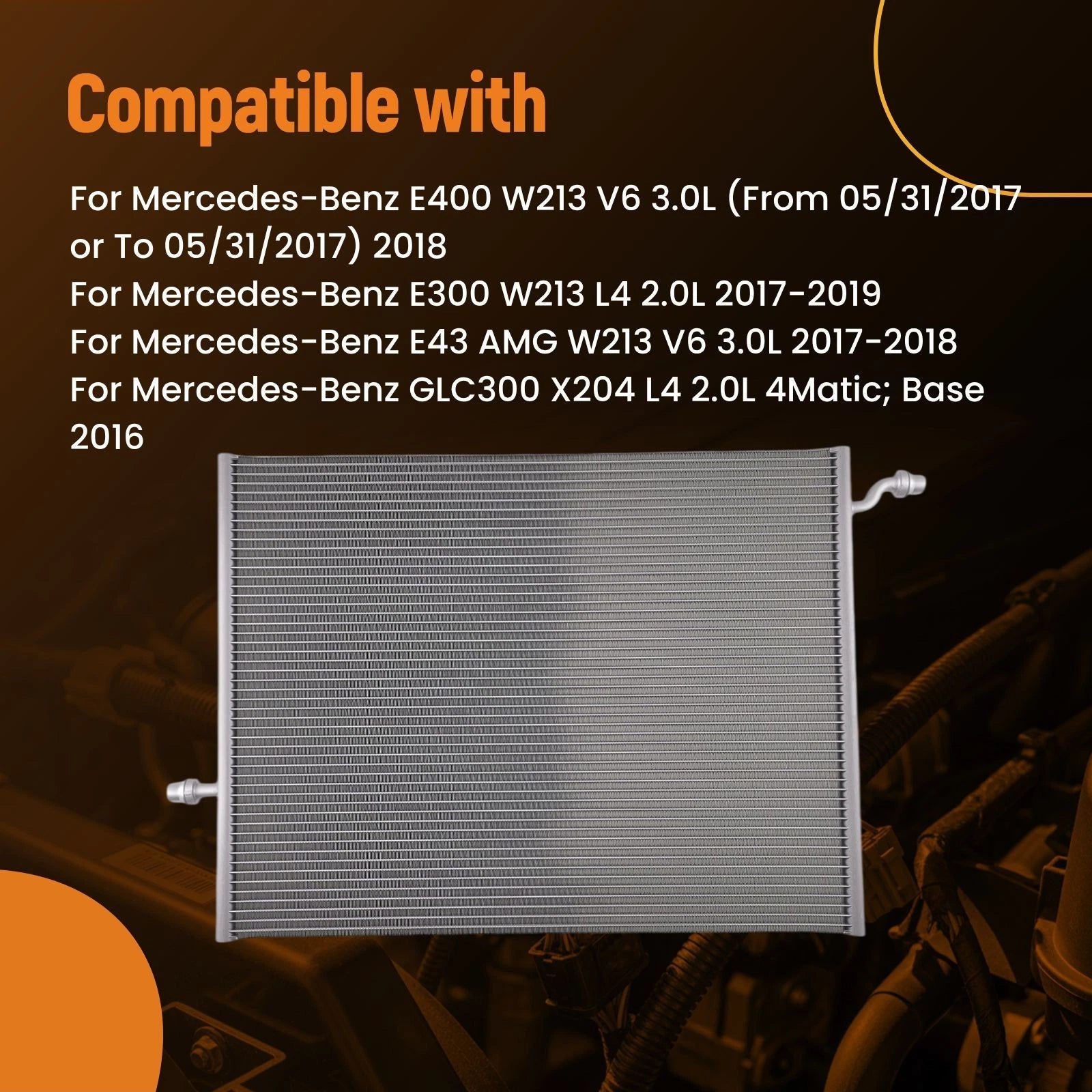 Aluminum Radiator for Mercedes-Benz S450/S560 W222 (2018–2021) 606497