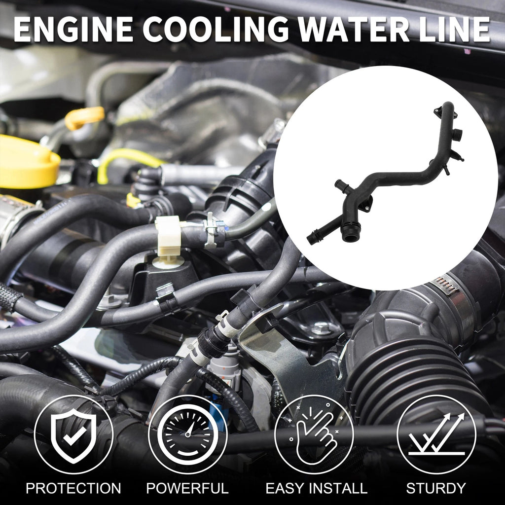 Engine Cooling Water Line for Audi A4 Quattro (2005–2009) No. 06E121045E/06E121045R