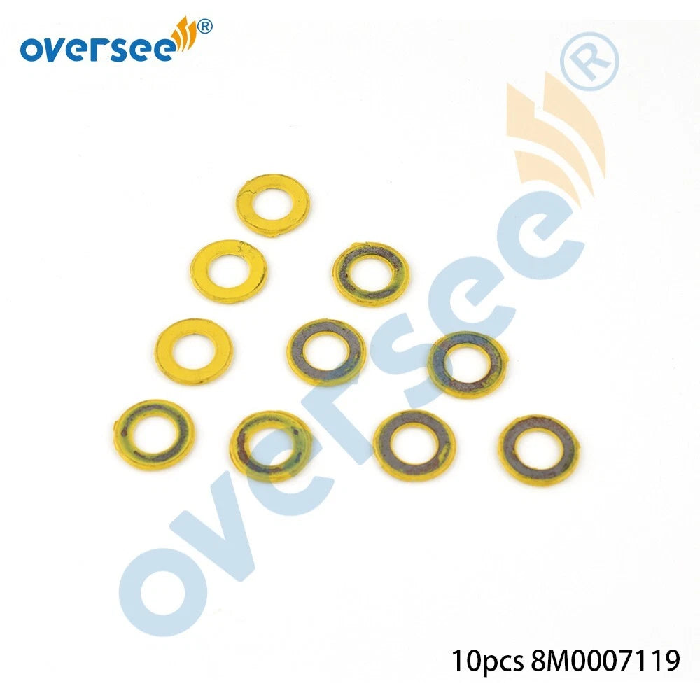 10Pcs Oil Drain Plug Seal Washer for Mercury 25-30HP (4T EFI)