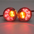 Clear LED Running Brake Turn Signal Indicator Light Set for Harley XL 883 1200 (1992–2017)