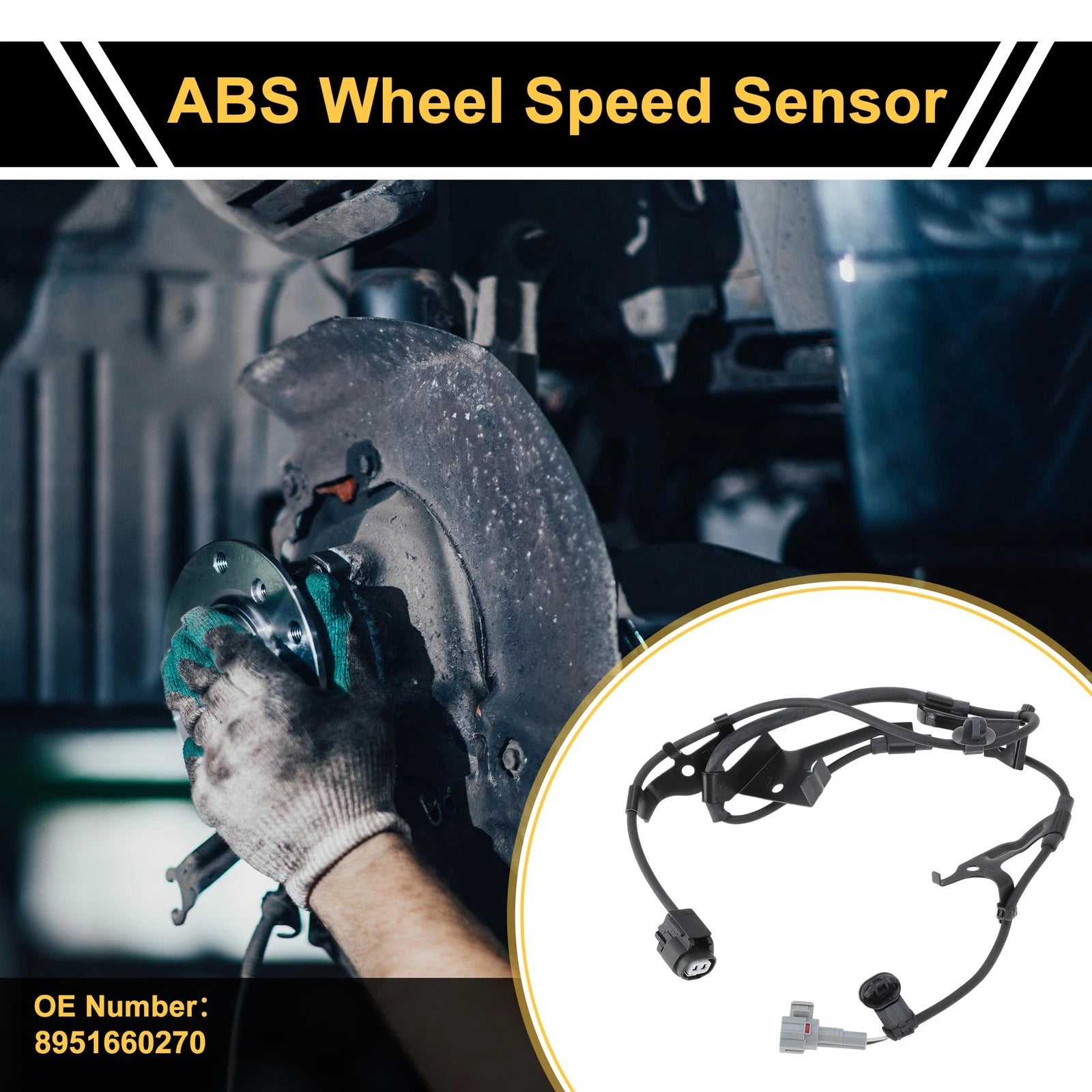 ABS Wheel Speed Sensor for Toyota FJ Cruiser (2007–2014) No. 8951660270