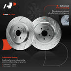 Rear Drilled Brake Rotors for Chevy Camaro (2010-2015)