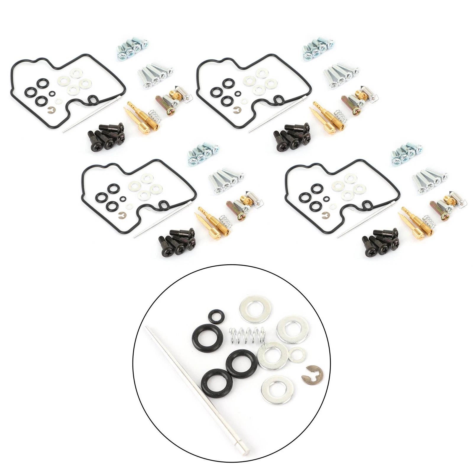 Carburetor Rebuild Kit for Yamaha YZF R6 600 (1999–2002) - Gaskets, Jets