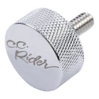 Chrome Plated Rear Screw Bolt Seat Nut for Harley Softail