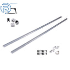 Set of 2 Linear Rails with 4 Bearing Blocks & 4 Fixing Rings
