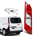 Tail Light for Ford Transit Connect (2014–2023) w/ Bulb & Wires, Left Side