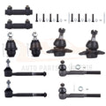 Set of 10 Tie Rod Ends Ball Joints for GMC K2500 Pickup (1995–2000)