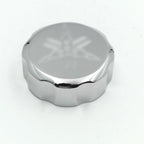 Fluid Reservoir Cap Cover for Yamaha YZF R6 (2003–2005), YZF R6S (2006–2008), YZF R1 (2004–2008) Chrome
