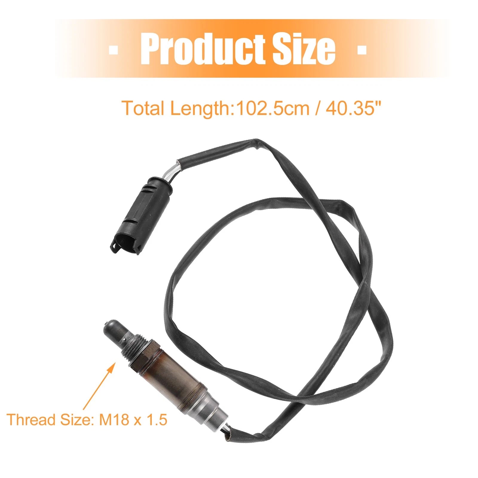 2X O2 Oxygen Sensor Air Fuel Ratio Sensor 0258005109 for BMW E39 E46 E38 (1995–2005)