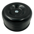 Air Cleaner Assembly 4 Inch Black Short Louvered for 2 Barrel Carb (1950–)