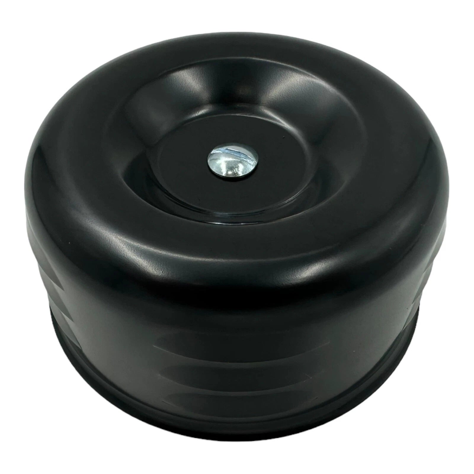 Air Cleaner Assembly 4 Inch Black Short Louvered for 2 Barrel Carb (1950–)
