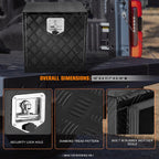 Aluminum Over-Hanging Lip Tool Box for Truck (18"x17.7"x18")