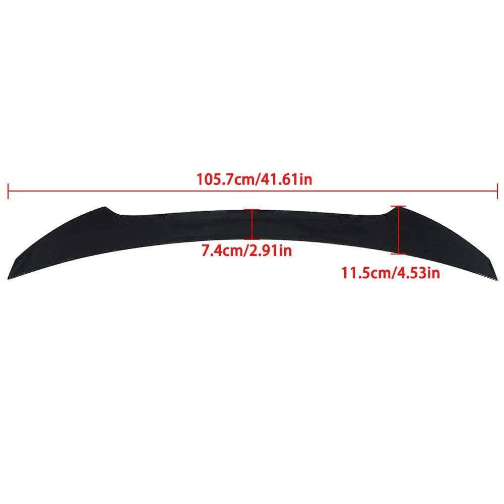 Glossy Black Rear Spoiler Wing for Honda Civic (2017–2021)