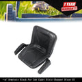High Back Lawn Mower Seat with Armrests for Cub Cadet Dixie Chopper