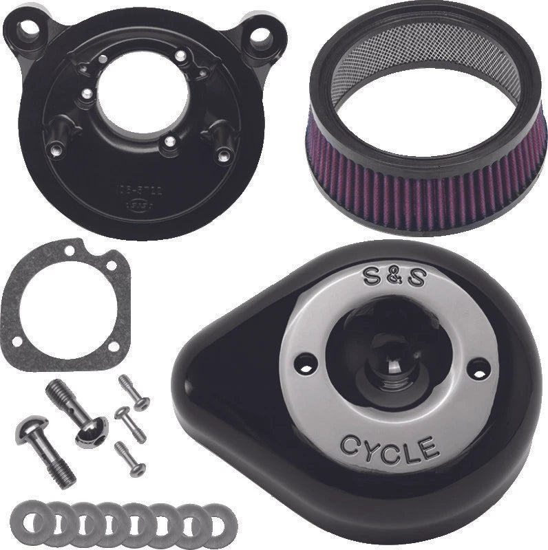 S&S Cycle Stealth Air Cleaner Kit for Harley Touring/Softail (2008–2017)