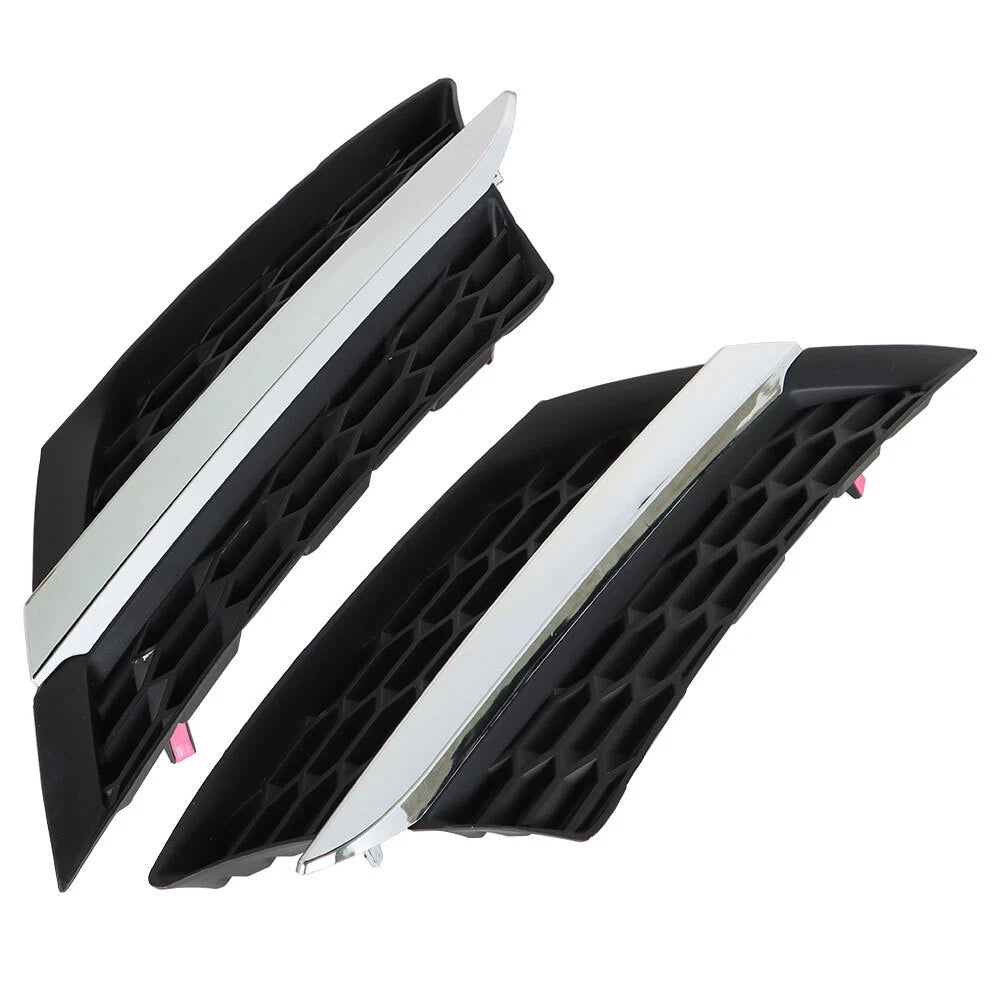 Set of 2 Front Grille Assemblies for Toyota RAV4 (2013-2015) Matte Black