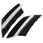 Set of 2 Front Grille Assemblies for Toyota RAV4 (2013-2015) Matte Black