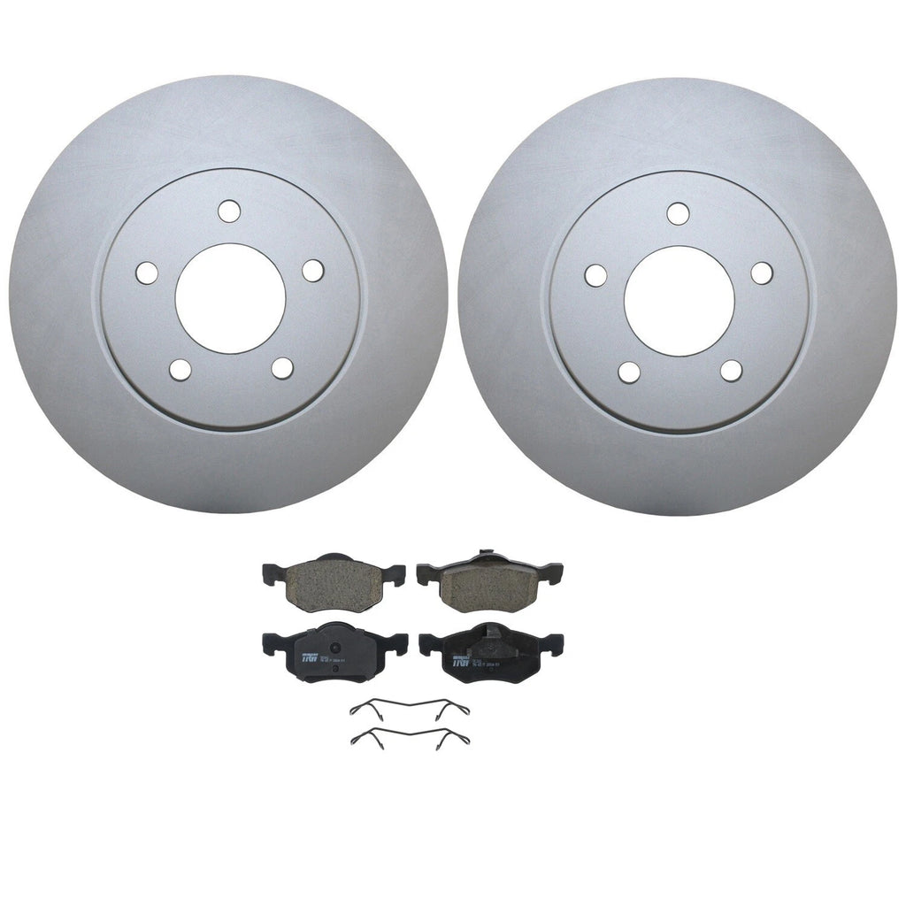 Front Brake Kit 303mm Rotors TRW Ceramic Pad for Ford Escape Mercury Mariner (2001–2012)