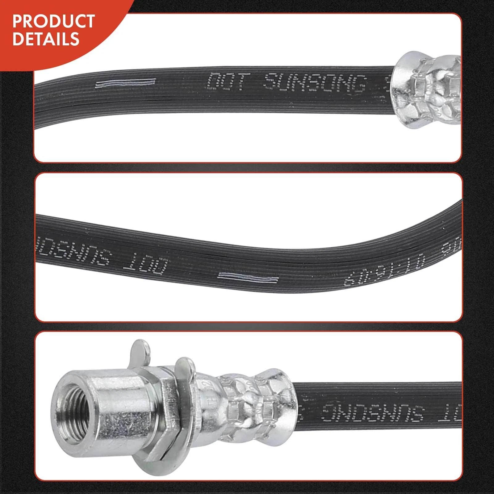 Front Brake Hydraulic Hose for Saturn Sky and Pontiac Solstice (2007–2010)