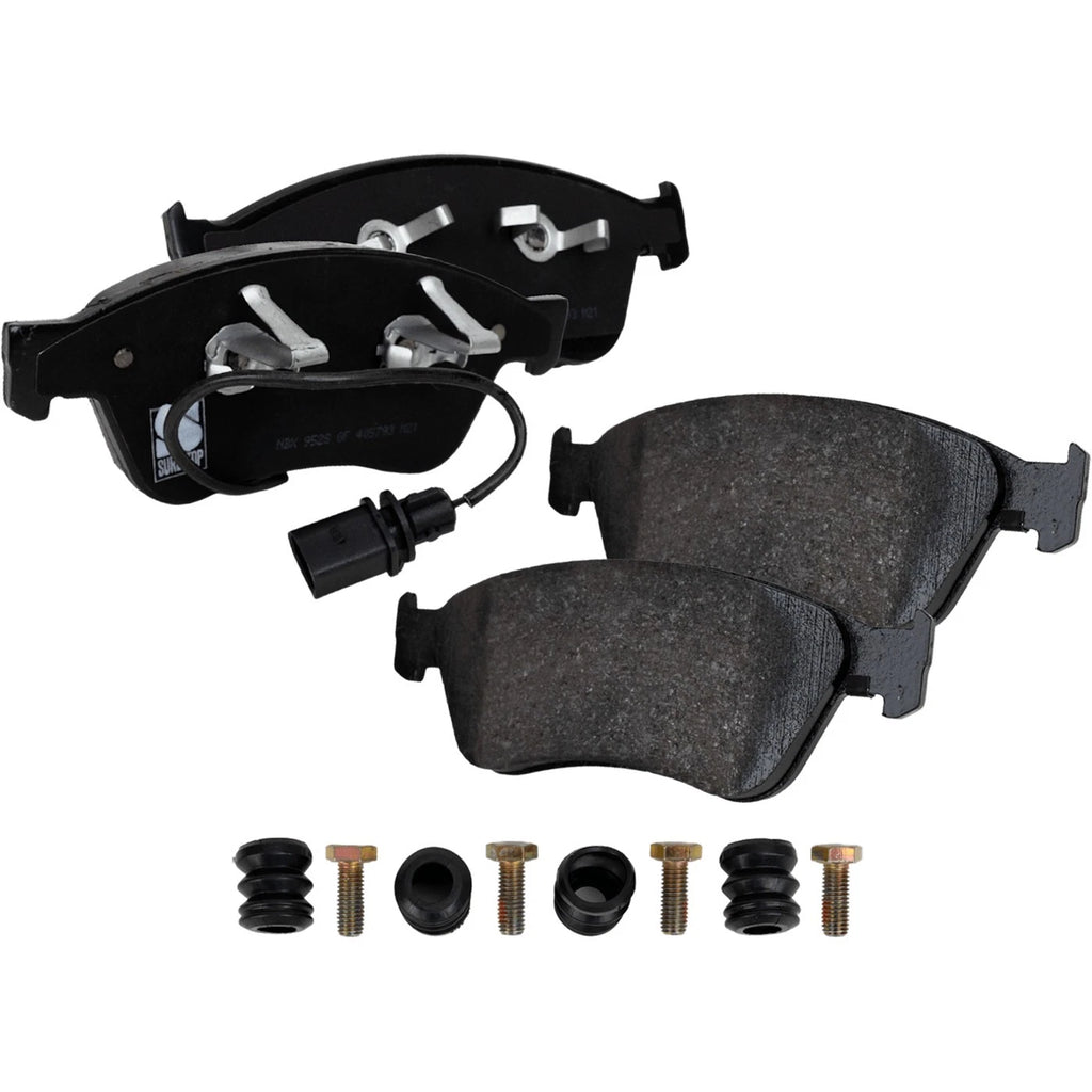 Brake Disc Rotors and Pads Kit for Volkswagen Phaeton (2004–2006)