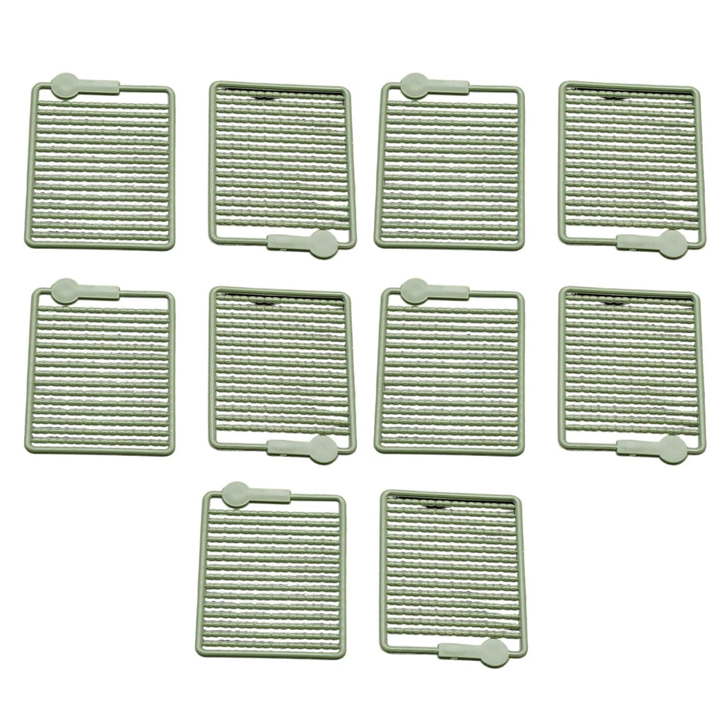 10pcs Pellet Stop Beads for Carp Fishing (5.15x4cm) Green