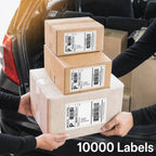 4" x 6" Direct Thermal Shipping Labels (10000 pcs) - Strong Adhesive