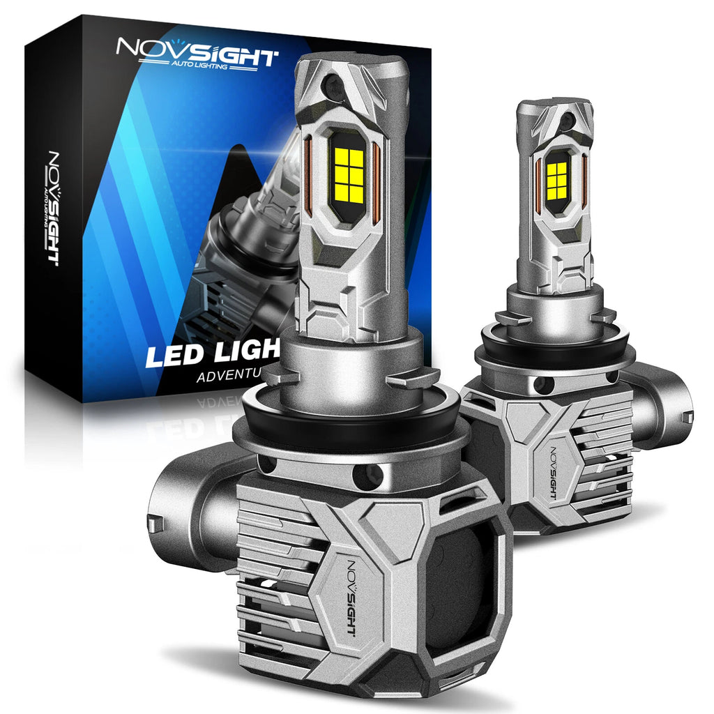 H11 9005 LED Headlight Bulbs Kit for High Low Beam (130W 30000LM 6500K)