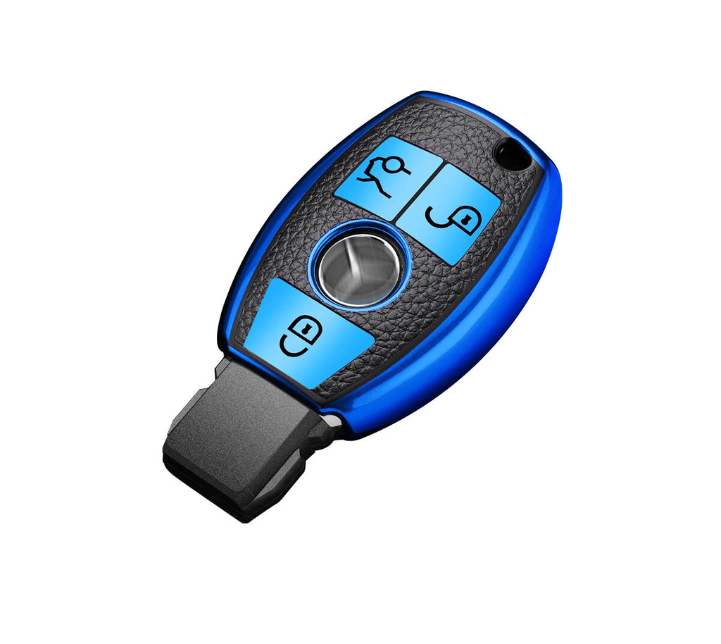 Key Fob Cover Case for Mercedes-Benz 3-Button Remote (2015-2025)
