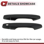 Set of 4 Car Door Handle Covers for Honda CR-V (2012–2016) Black ABS