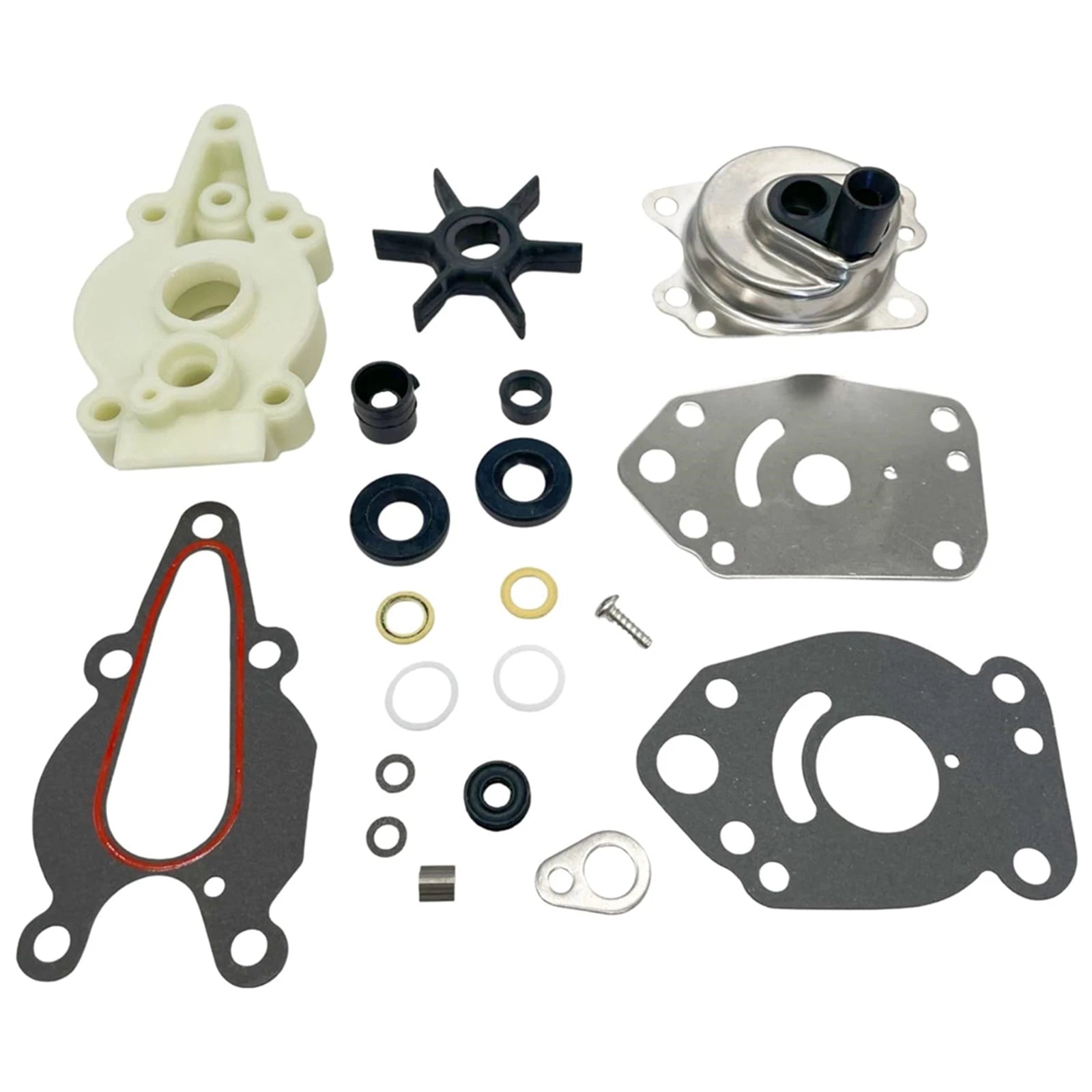 Water Pump Impeller Kit for Mercury Mariner 6 8 9.9 hp (2-Stroke) (42089A5)