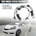 2 x ABS Wheel Speed Sensors for Honda CR-Z (2011-2016)