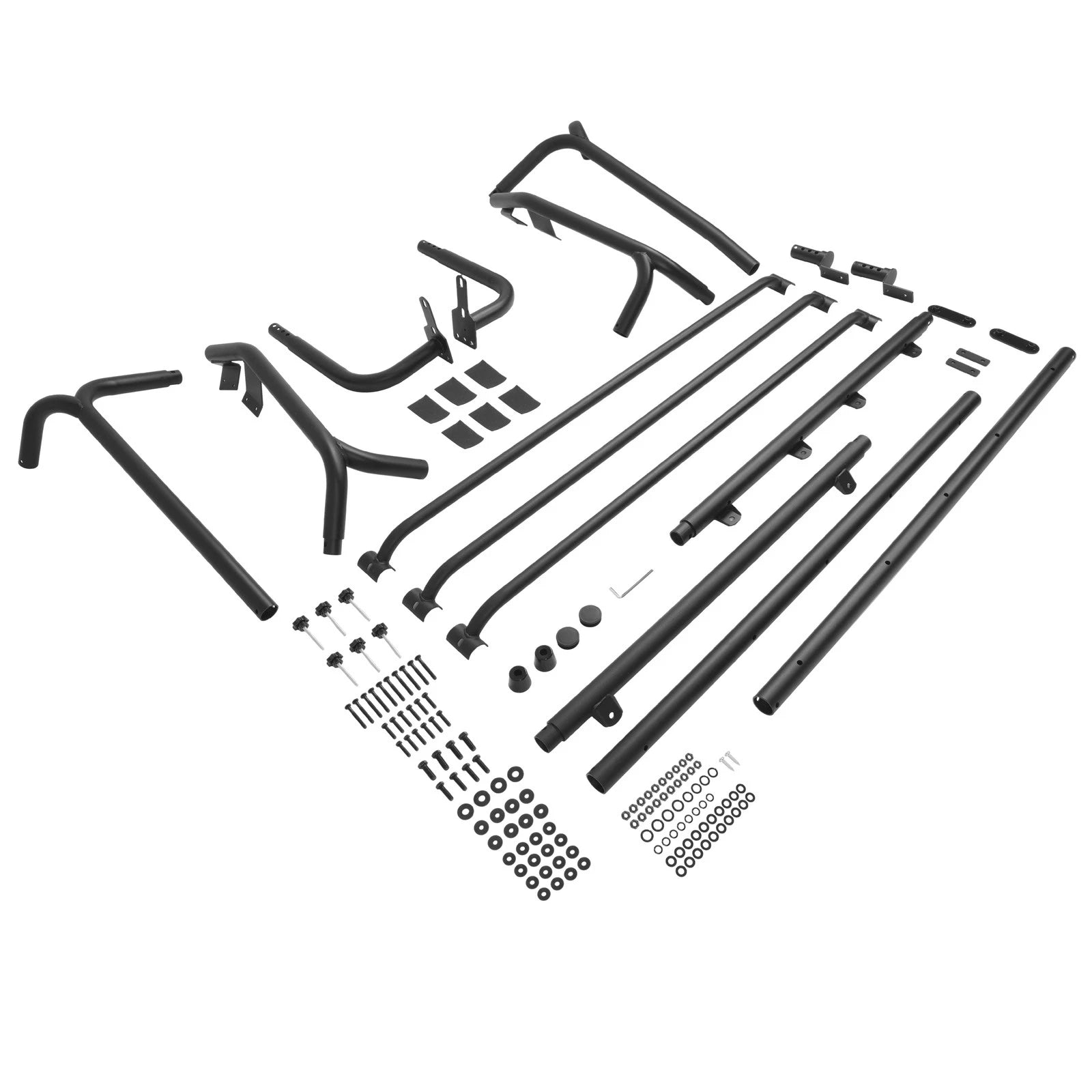 Powder Coated Roof Rack for Jeep Wrangler JK (2007–2018) 2 Door 350LBS Steel