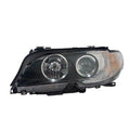 Replacement White Passenger Halogen Head Light Lens/Housing w/White Turn Signal
