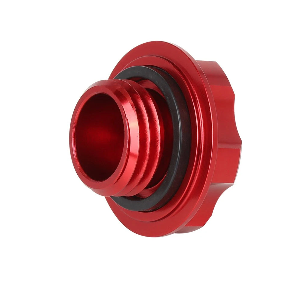 Aluminum Alloy Engine Oil Filler Cap Plug Cover Red for Honda Civic (1996–2000)