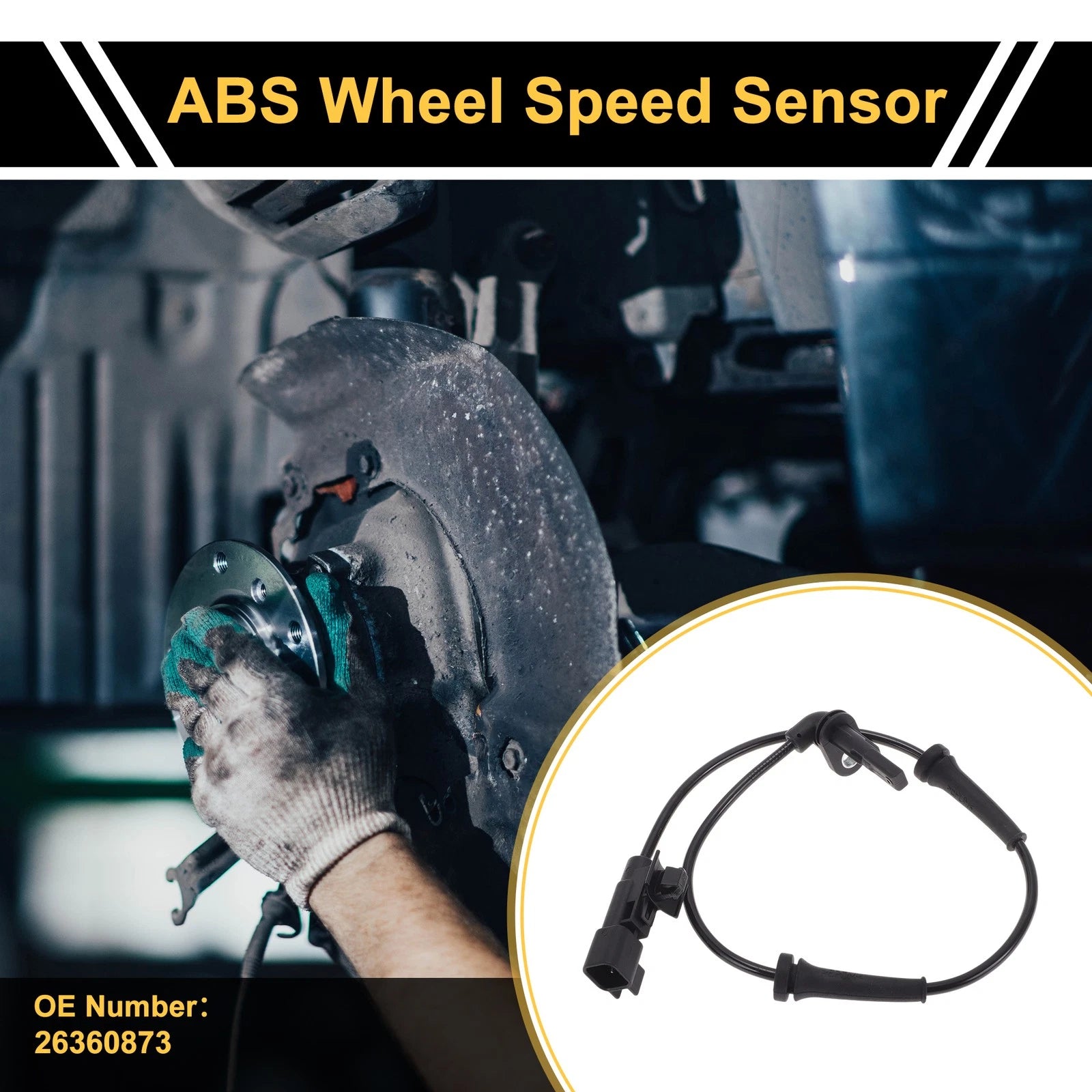 ABS Wheel Speed Sensor No.26360873 for Buick Velite 6 (2022) 1 Pcs Rear Right
