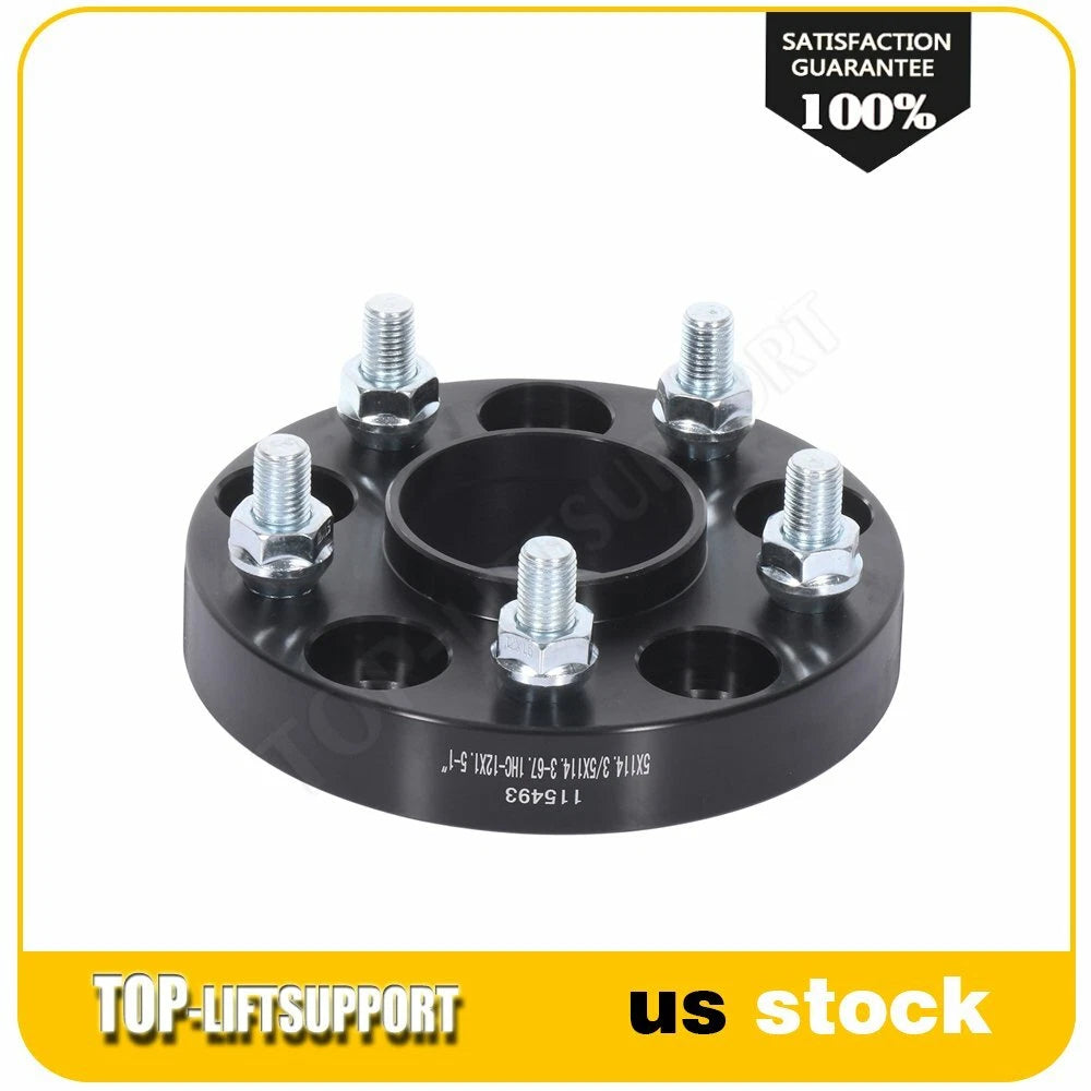 Set of 4 Hubcentric Wheel Spacers for Hyundai Genesis, Kia, Mazda