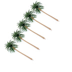 15Pcs Coconut Palm Tree Landscape Ornament for Garden Park Railroad