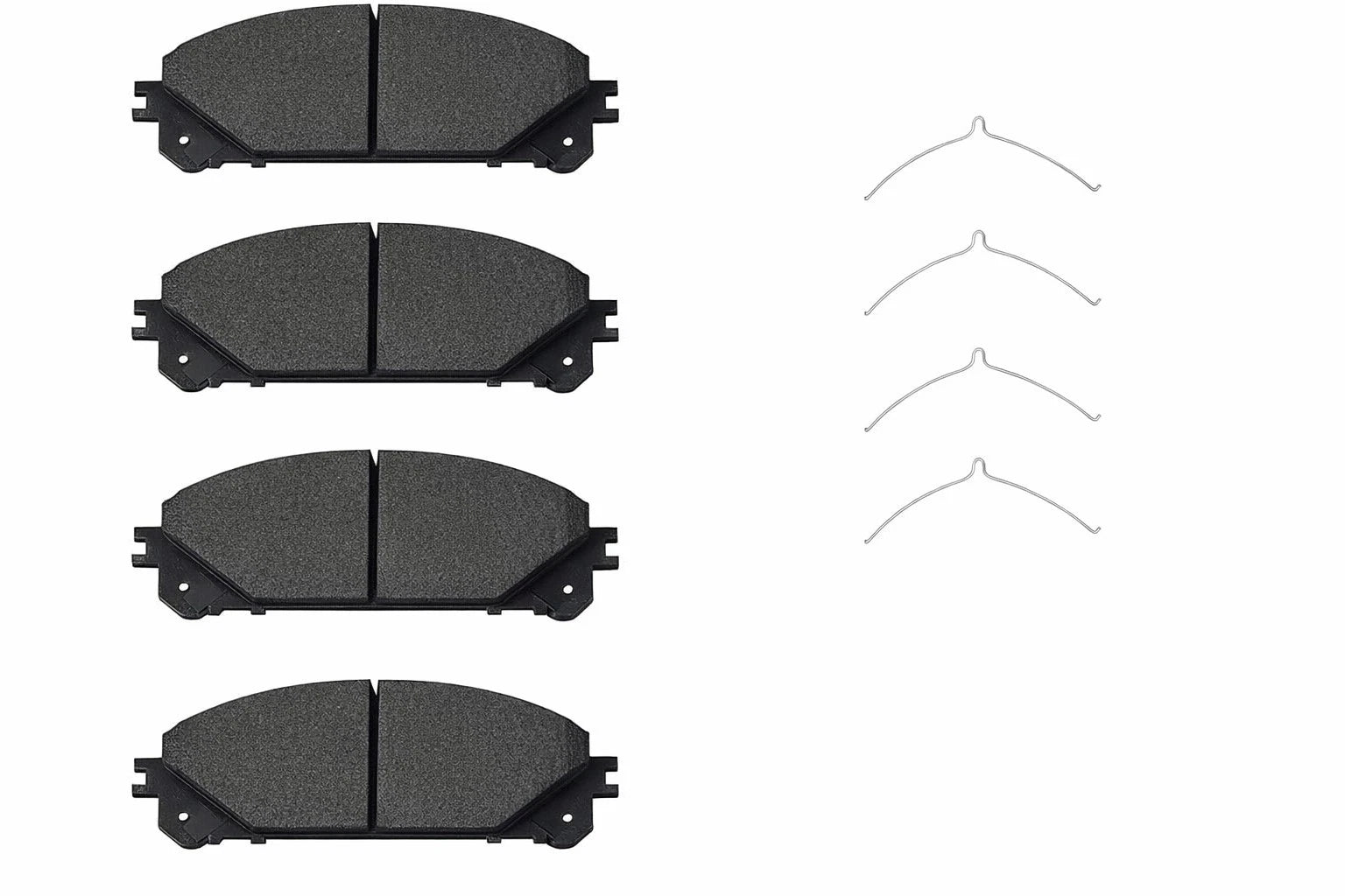 Set of 4 Front Disc Brake Pads for Toyota Sienna, Highlander (OEM 044650E010)