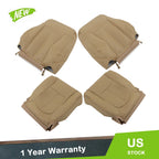 Set of 2 Tan Leather Seat Covers for Ford F250 F350 Lariat (2011–2016)