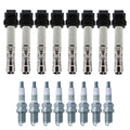 Set of 8 Ignition Coils & NGK G-Power Spark Plugs for Passat S4 S8 E38 LX470 V8